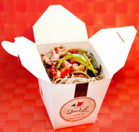 Box №8 Buckwheat noodles with chicken and BBQ sauce